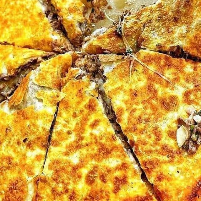 Mexican Pizza Mix Camaron Y Asada Shrimp Y Asada.