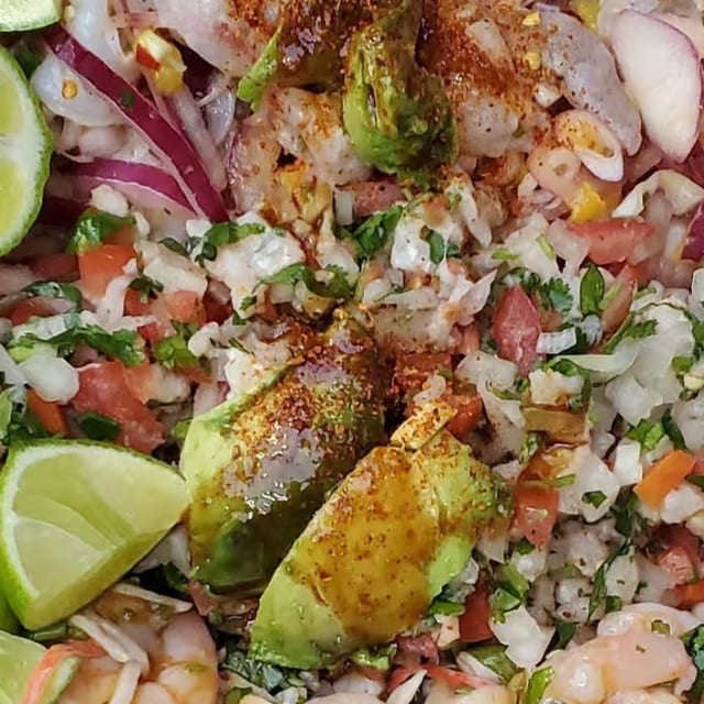 Tostadas Aguachile.